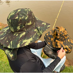 Chapéu Pescador Australiano Boné Pesca Proteção Pescoço Sol Chapéu Pescador Camping Australiano Com Varios Cores