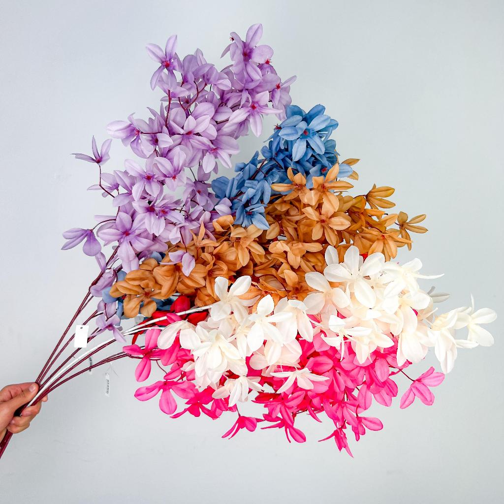 Grande Flor de Plumeria Nova Versão 90 cm Flores Artificiais Decoração Galho  -BH802484 em Oferta na Shopee