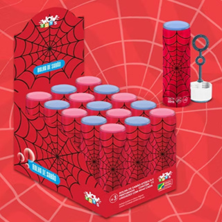 6/12/24 Brinquedo Bolha de Sabão Teia Aranha - Brinde Infantil/ Lembrancinha em Oferta na Shopee