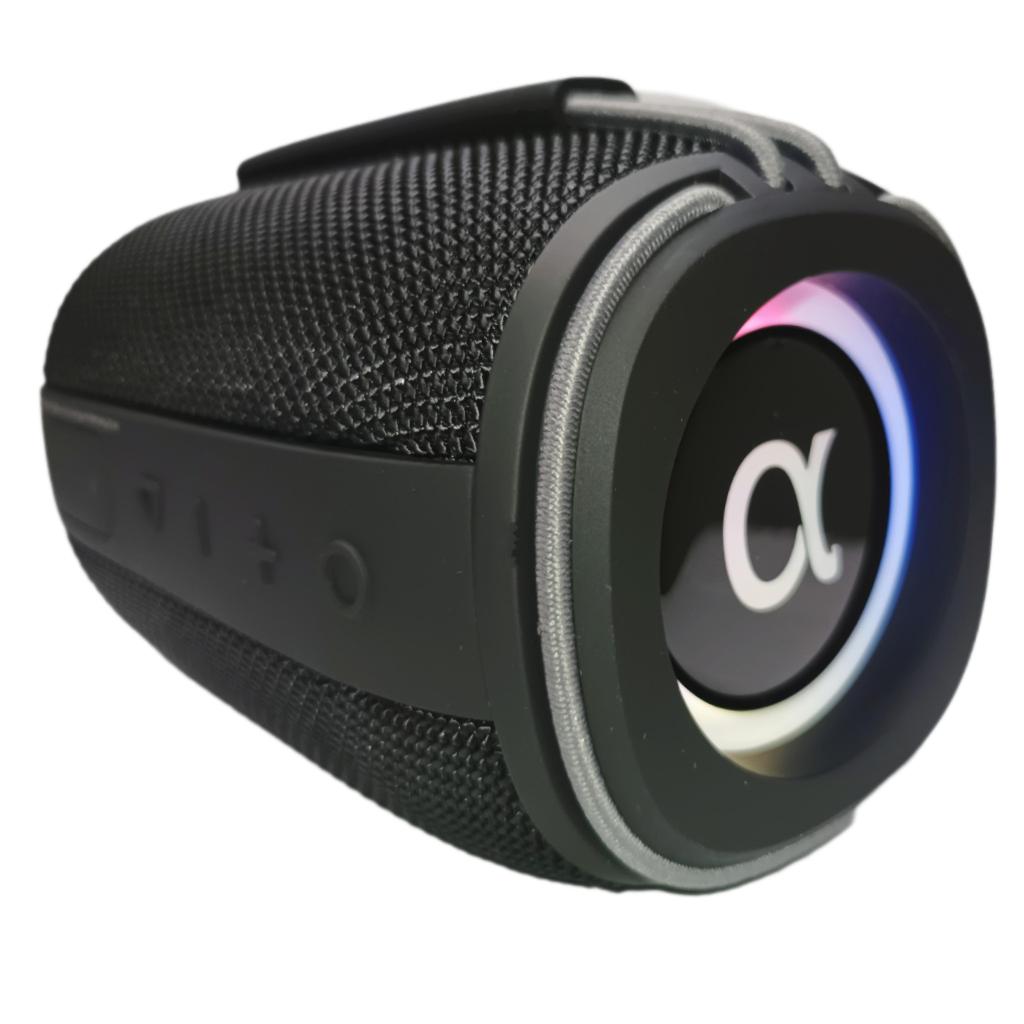 Caixa de Som Bluetooth 20W Prova D’Água IPX6 Led RGB Potente Entrada AUX PenDrive Cartão de Memória