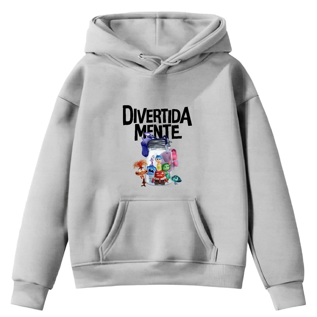 Moletom Infantil Flanelado Filme Animação Divertida Mente Menino e Menina Envio Imediato