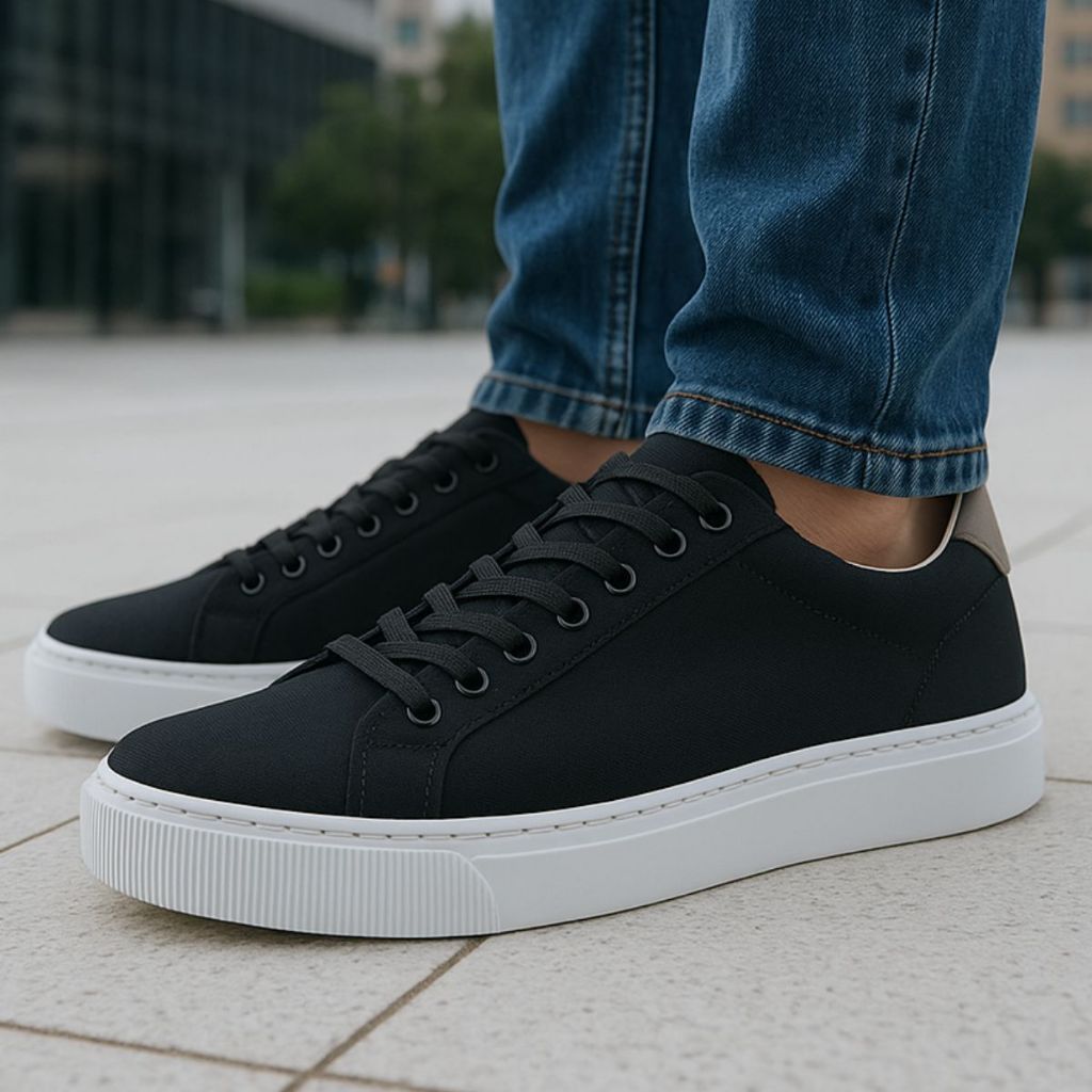 Tênis Masculino Slip On Sapatênis Casual Cano Curto