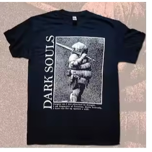 Camiseta Estampa Adulto/Infantil Lançamento Unissex Em Algodão dark souls