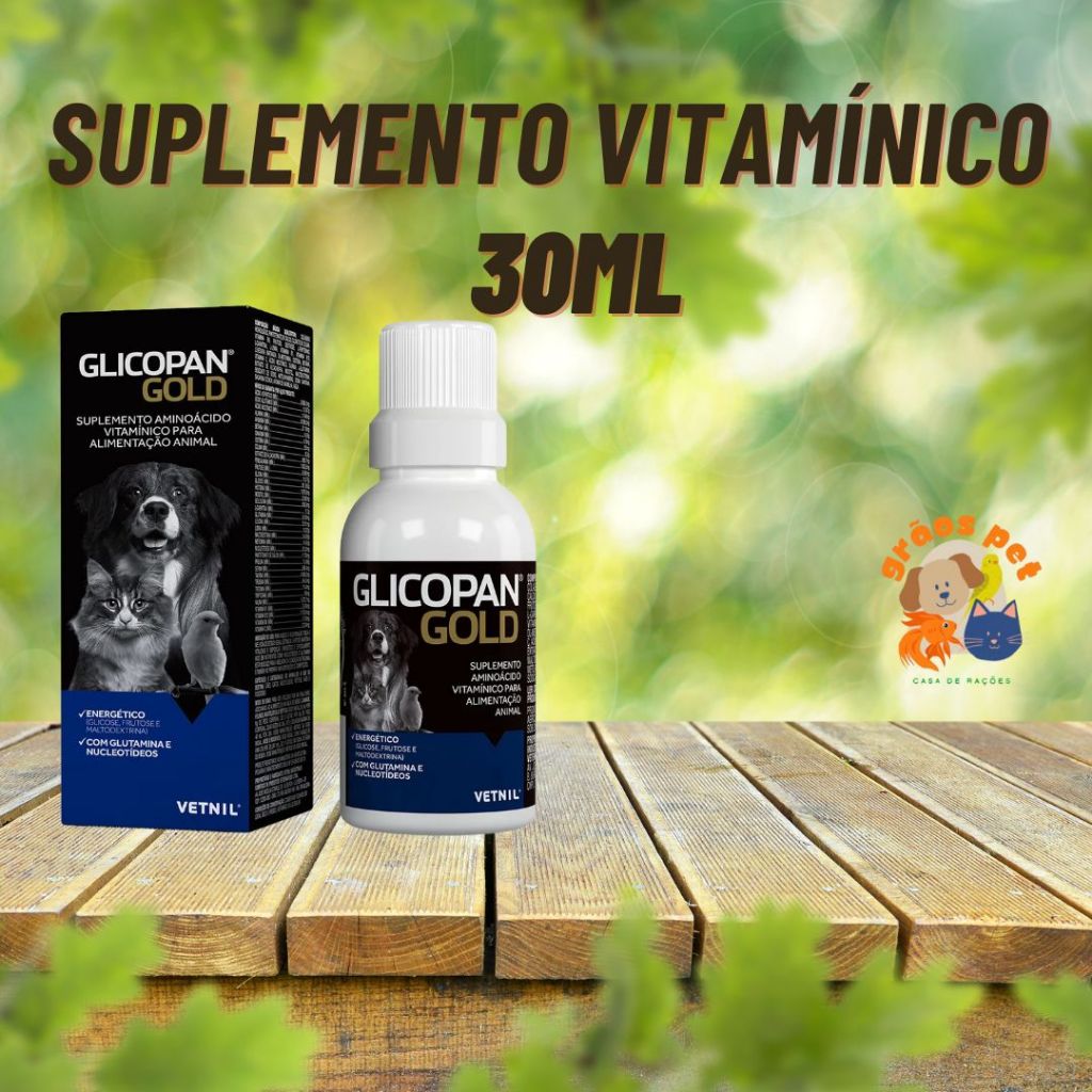 SUPLEMENTO GLICOPAN GOLD - 30ml | VETNIL