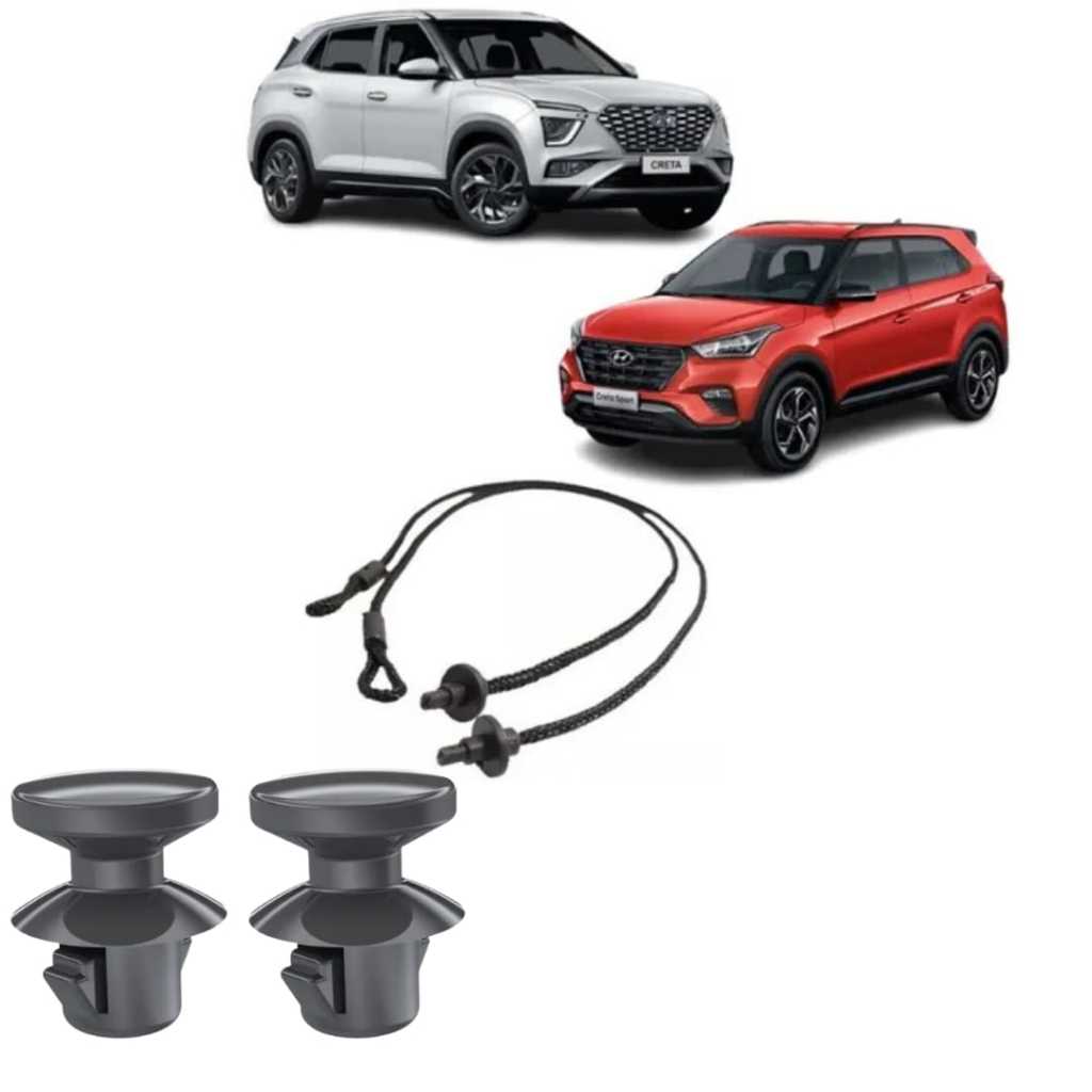Kit Grampo Fixação + Cordão Bagagito Creta 2017 2018 2019 2020 2021 2022 em Oferta na Shopee