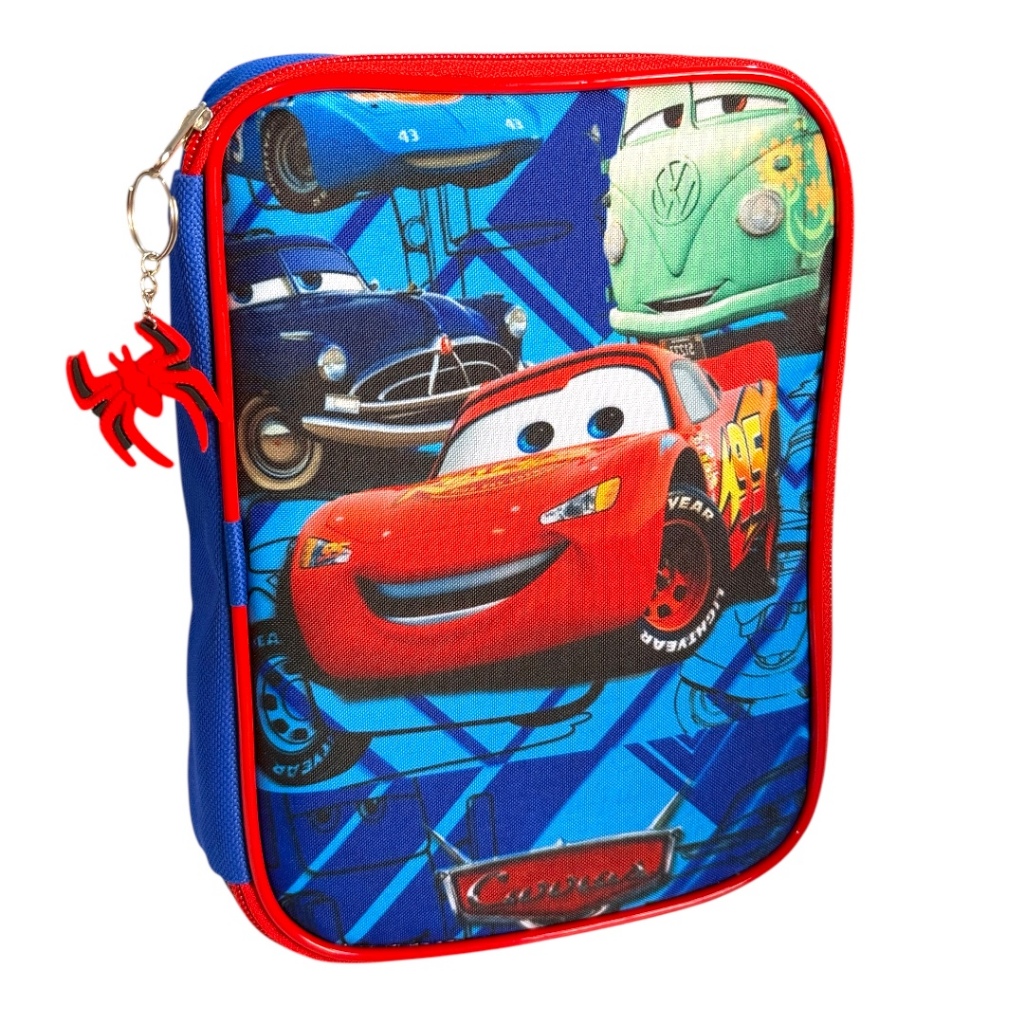 ESTOJO BOX CARROS MCQUEEN 100 PENS ESTOJO MCQUEEN CARROS ORGANIZADOR ESCOLAR INFANTIL