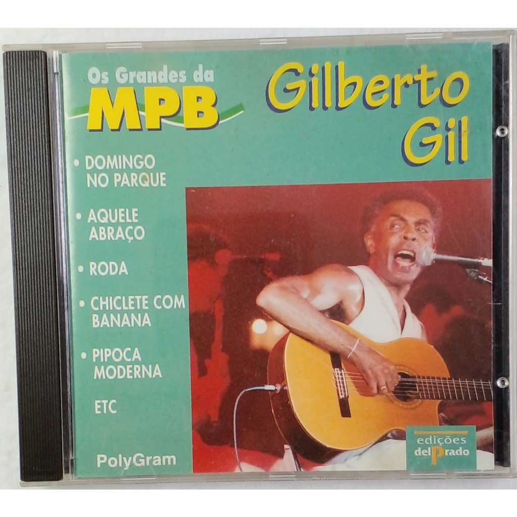 CD Gilberto Gil – Os Grandes da MPB | Clássicos como Aquele Abraço, Bat Macumba, Domingo no Parque