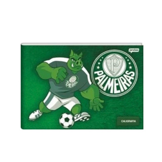 Caderno Caligrafia Palmeiras 1/4 PEQUENO 40 F Jandaia Unidade em Oferta na Shopee