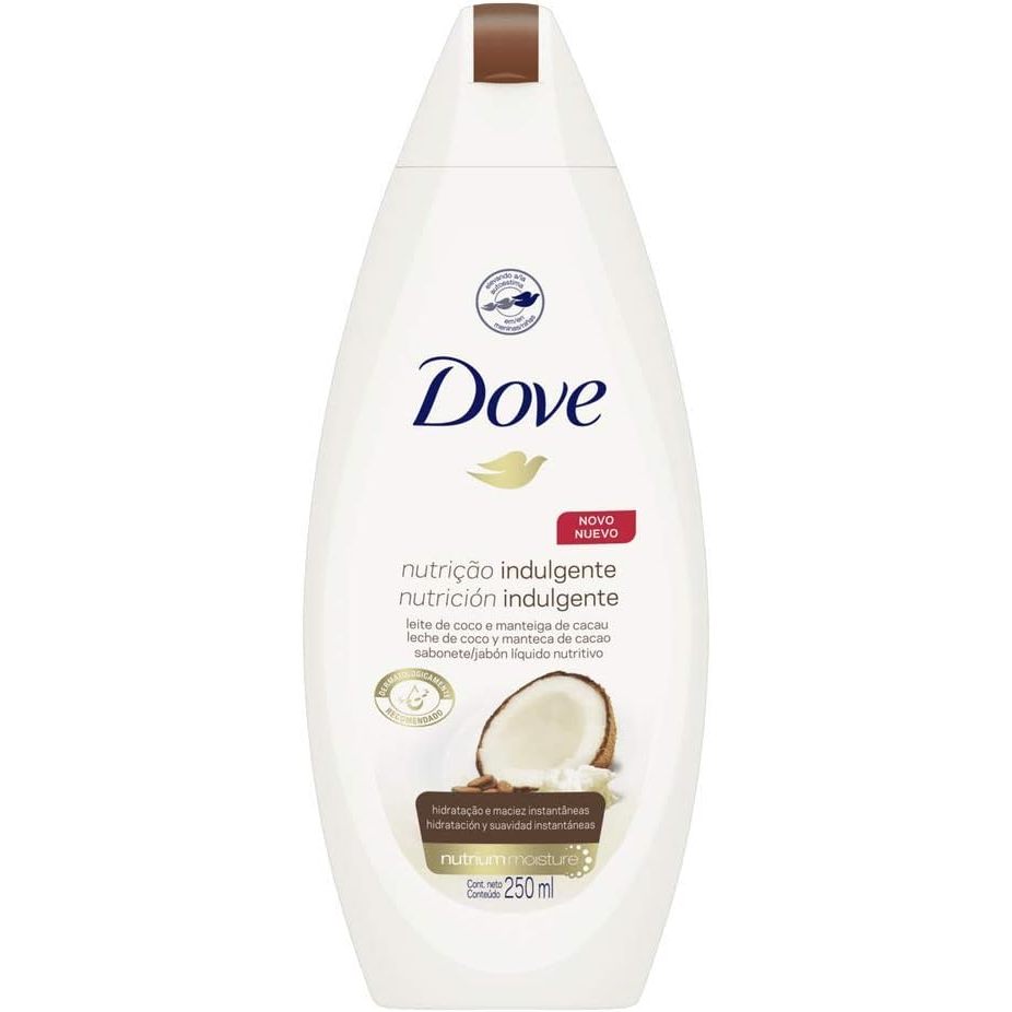 Sabonete Dove Liquido Coco 250ml em Oferta na Shopee