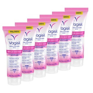 Kit 6x Vagisil Sabonete Líquido Íntimo Odor Block 200 + 100g Grátis em Oferta na Shopee