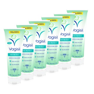 Kit 6x Vagisil Sabonete Líquido Íntimo Urin Protect 200 + 100g Grátis em Oferta na Shopee