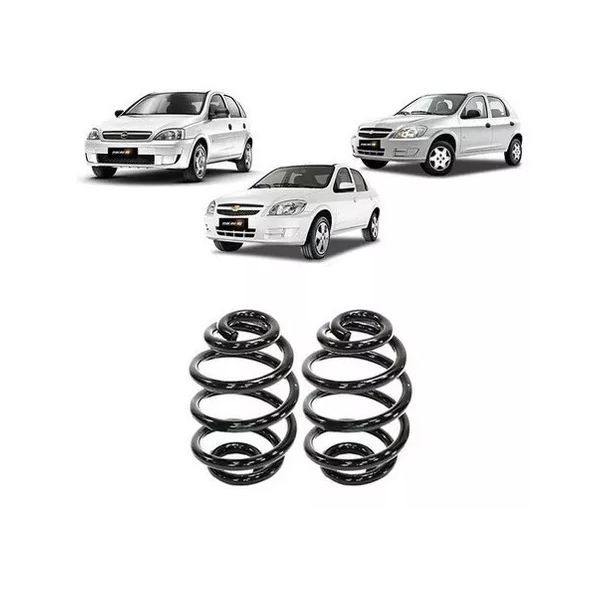 2 Molas Traseiras Originais Gm Celta/Corsa WInd (Ano 2004)