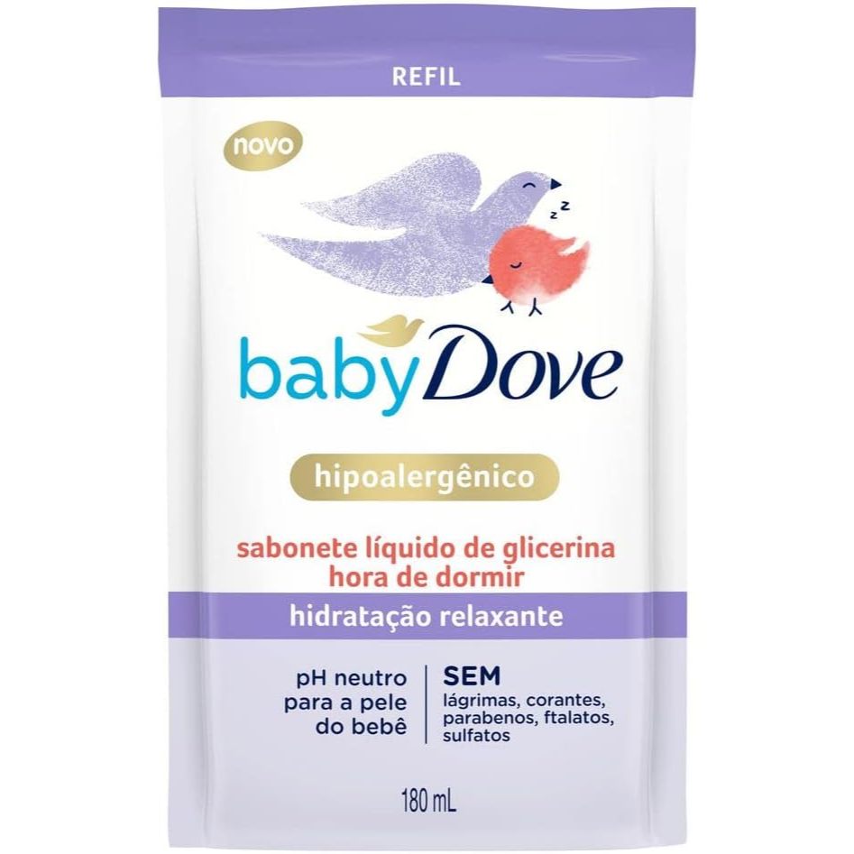 Sabonete Dove Baby Liquido Hora De Dormir 180ml em Oferta na Shopee