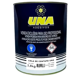 Adesivo Cola Contato 2,8Kg Alta Aderência Secagem Rápida Resistência Cola Tudo MDF MDP Profissional