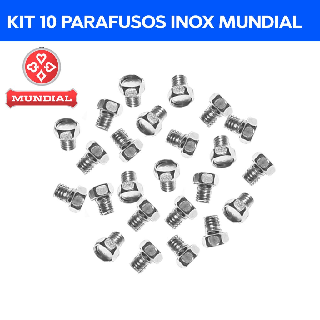 Kit Parafuso Inox para Alicate Mundial 522 / 577 / 722 / 735 / 772 / 775 / 776 / 777 / 778-EP em Oferta na Shopee
