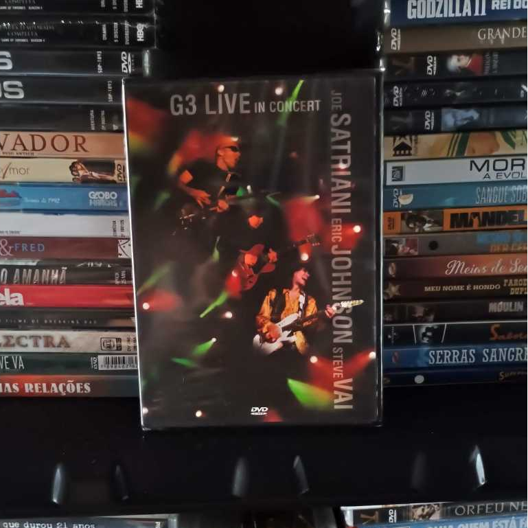 DVD G3 LIVE IN CONCERT - JOE SATRIANI - ERIC JOHNSON - STEVE VAI (LACRADO)
