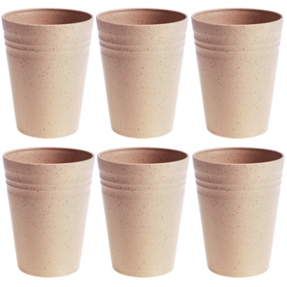 Conjunto 6 Copos De Fibra De Bambu Coloridos Ecológico Não Quebra Alta Resistencia E Durabilidade em Oferta na Shopee