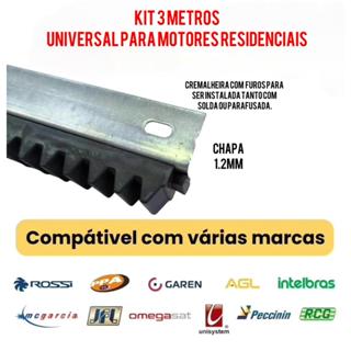 CREMALHEIRA RESIDENCIAL  KIT 3MTS ATENDE TODAS AS MARCAS DE PORTÃO. em Oferta na Shopee