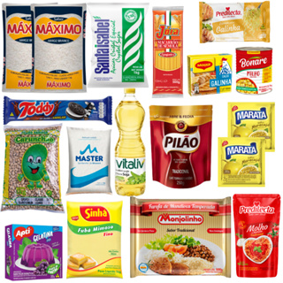 Cesta Básica De Alimentos Completa Itens Essenciais e de Qualidade 18 Itens em Oferta na Shopee