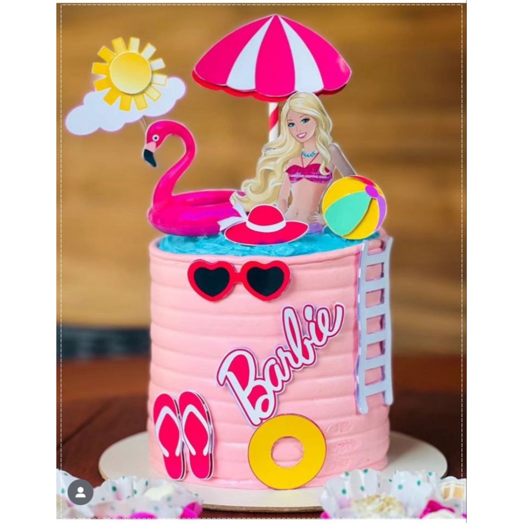 Barbie Sereia Topo de Bolo - Comprar com Melhor Preço em Padaria