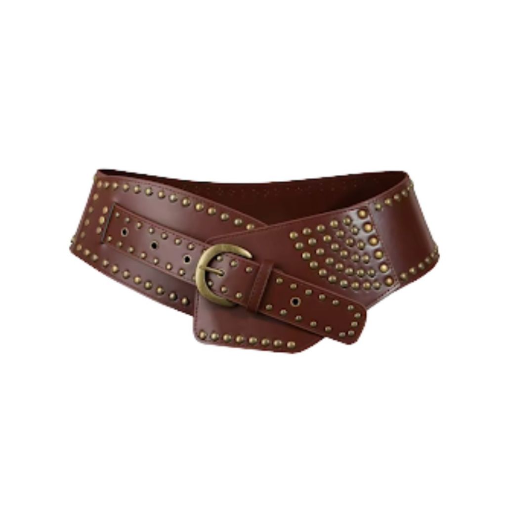 Cinto Feminino Vintage Ajustavél Rústico Country  Largo Baladas Rodeio