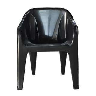 Cadeira Tipo Poltrona Confort Luxo  - Suporta 154kg - Preta - Plástico Liso - Conforto e Estilo em Oferta na Shopee