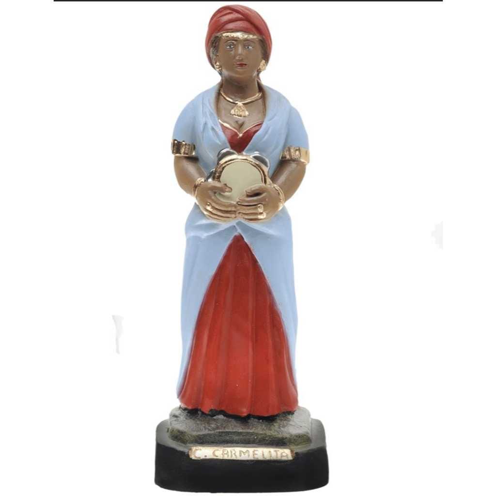 Imagem Cigana Carmelita 20 cm gesso cerâmico resinado