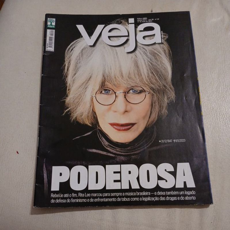 revista Veja Rita Lee Lula Eduardo Leite Carol Castro Rei Charles pamdemia de covid nazismo Michael J. Fox