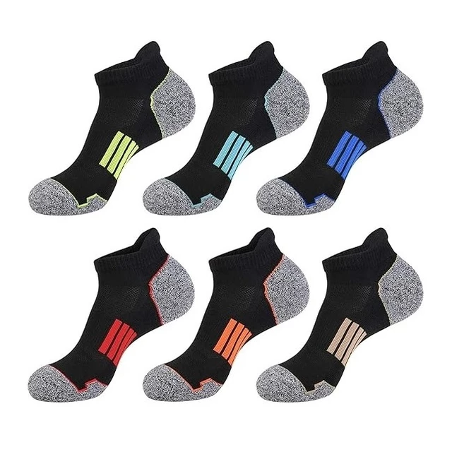 Meia Corrida Caminhada Esportiva Anti Bolha Cano Curto Unissex Poliamida Microfibra Dry Up Running
