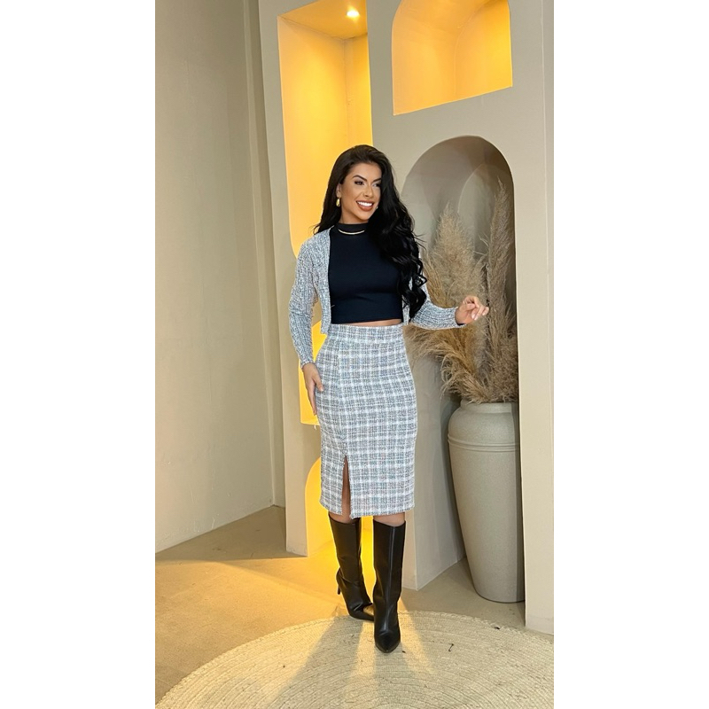 CONJUNTO TWEED CLARICE