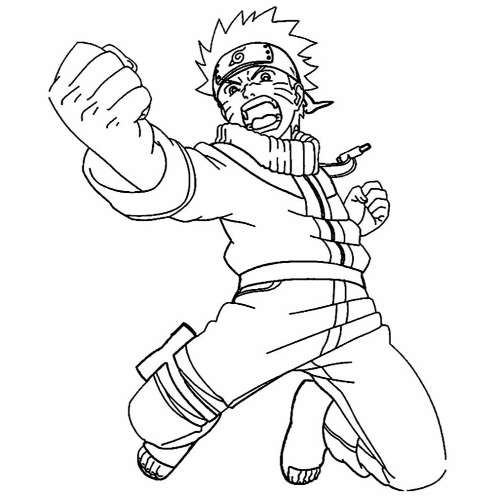 Kit de Desenho para Colorir Naruto 100 Desenhos para Menino Ferias Festa do Naruto