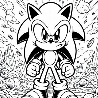 Kit de Desenho do Sonic Para Colorir 100 Desenhos em Oferta na Shopee