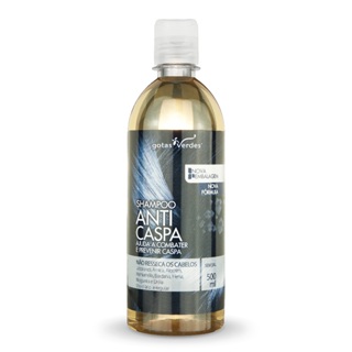 Shampoo Anticaspa Gotas Verdes Uso Contínuo 500 ml em Oferta na Shopee