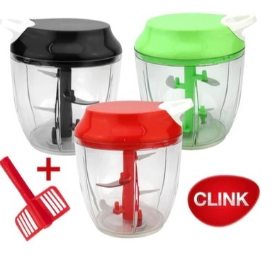 Processador Triturador Manual Alimento 5 Lâminas-CLINK