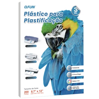 Plástico Para Plastificação Pouch Film A4 220x307mm, 80 Micras, Pacote Com 200 Unidades. Protege Documentos, Fotos em Oferta na Shopee