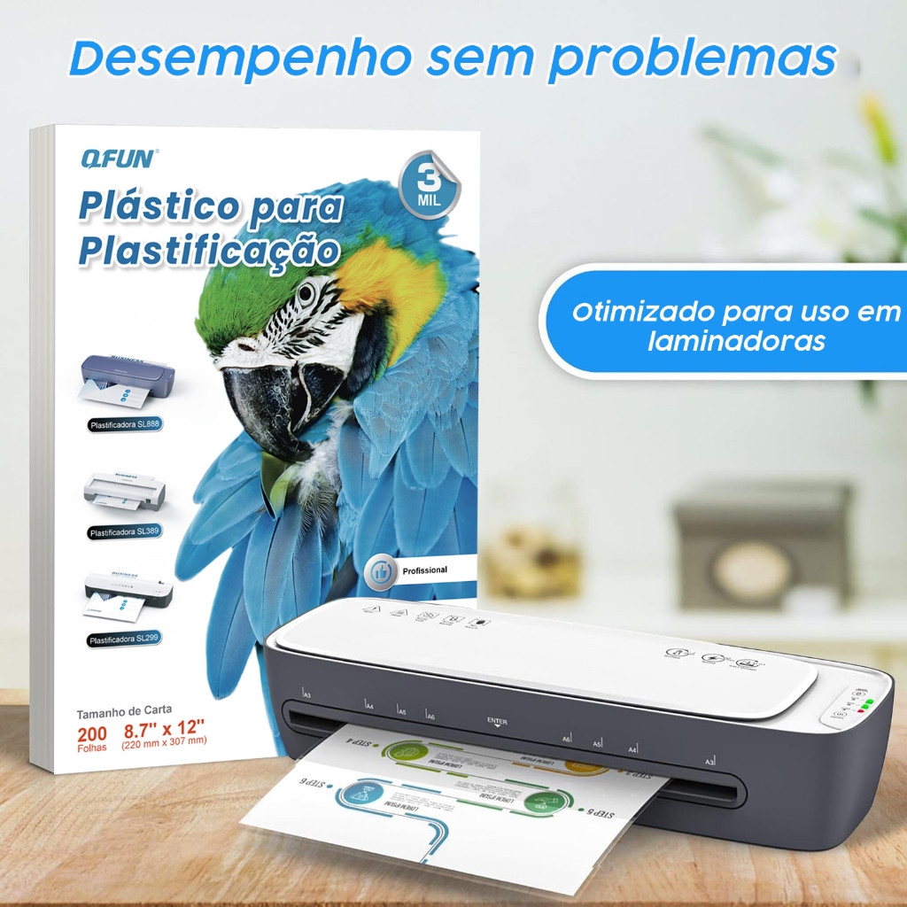 Plastico Polaseal A4 60/200 Folhas Para Plastificacão 220x307 Com Brilho 80 Micras em Oferta na Shopee