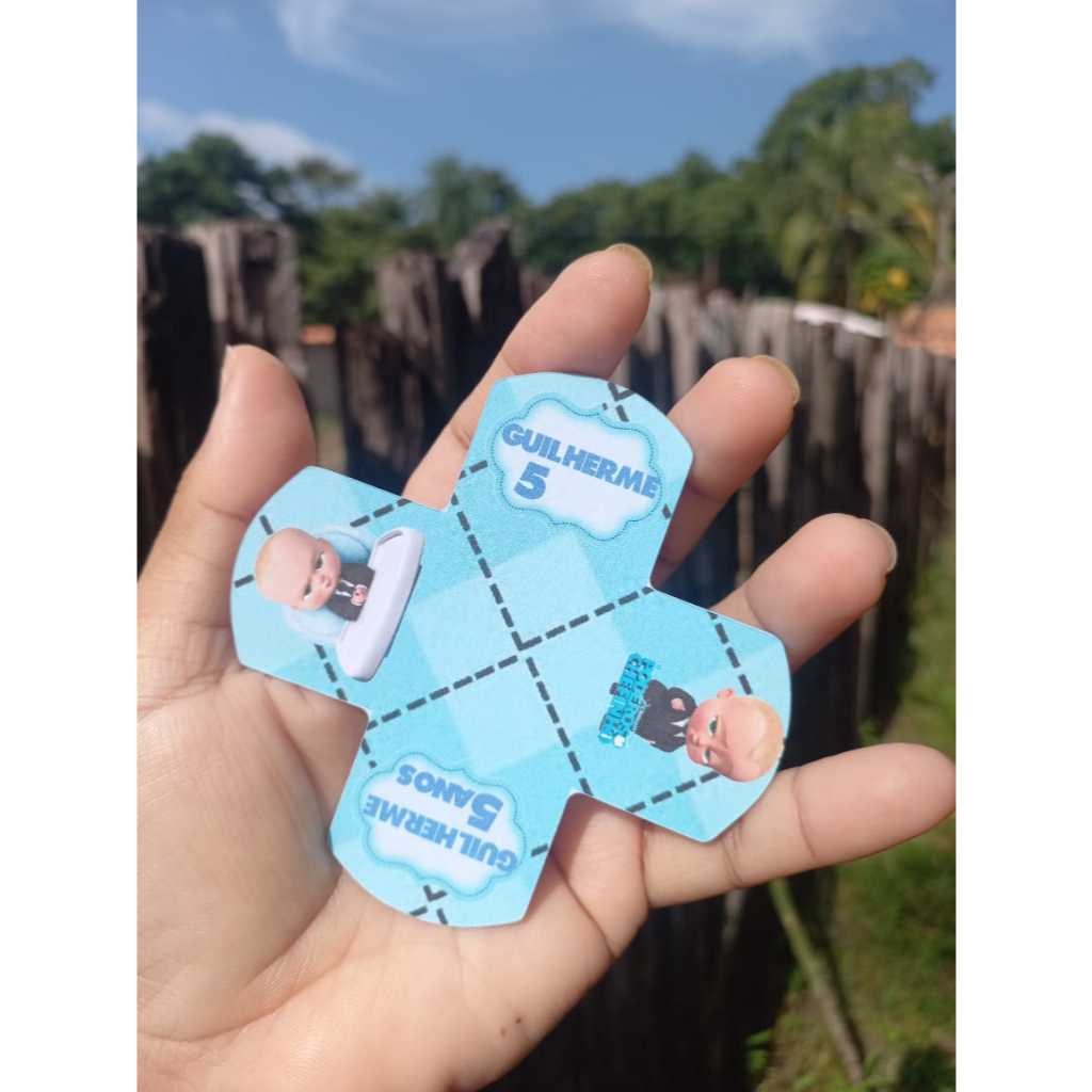 O Poderoso Chefinho - Forminhas Personalizadas de Doce Brigadeiro 4 Pétalas - Festa de aniversário - Lembrancinha