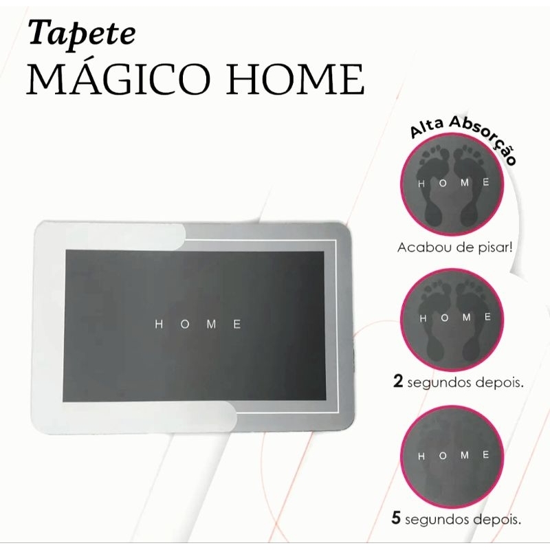 Tapete de Banheiro Antiderrapante Shower Secagem Rápida, Super Absorvente e Macio  Estilo Luxo