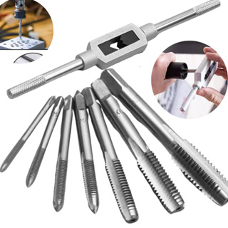 Jogo De Macho Com Vira Macho 8 Pças M3 A M12 Pra Abrir Rosca em Oferta na Shopee