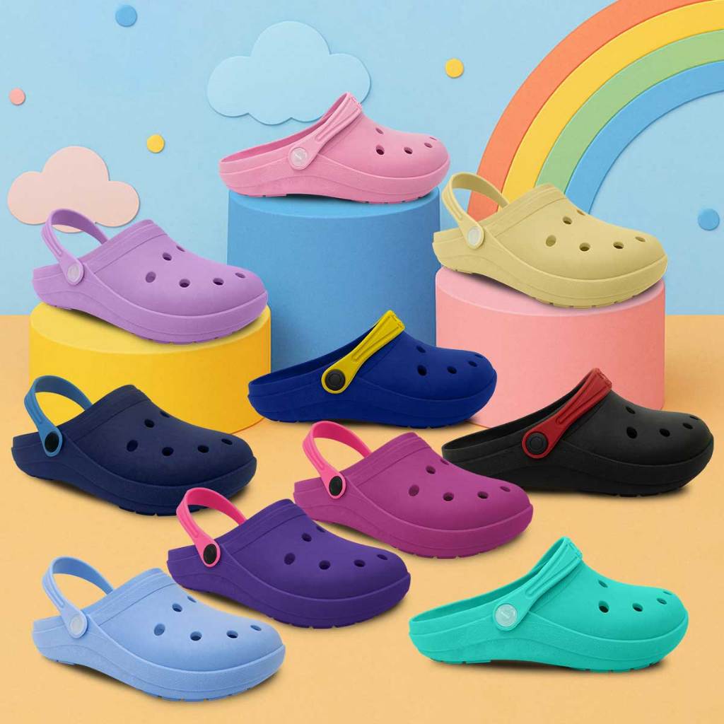 Kit 3 Pares Babuche Sandalia Infantil Nº 19 ao 36 Leve Macio Menino Menina 12.13 em Oferta na Shopee