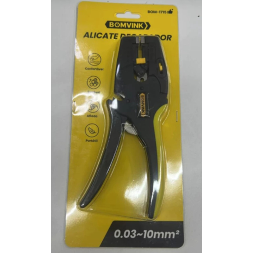 Alicate Desencapador e Cortador de Fios Embutido Design Ergonômico 0.03-10mm² / 5mm à 20mm em Oferta na Shopee
