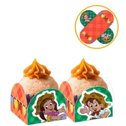 200 FORMINHAS PARA DOCES FESTA JUNINA 4 PÉTALAS (61.3) (NC TOYS SIMPLES) FESTA JUNINA 2025