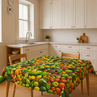 Toalha de Mesa Plástica Térmica Estampado Para Mesas Com 4,6,8 e 10 Cadeiras Impermeável em Oferta na Shopee