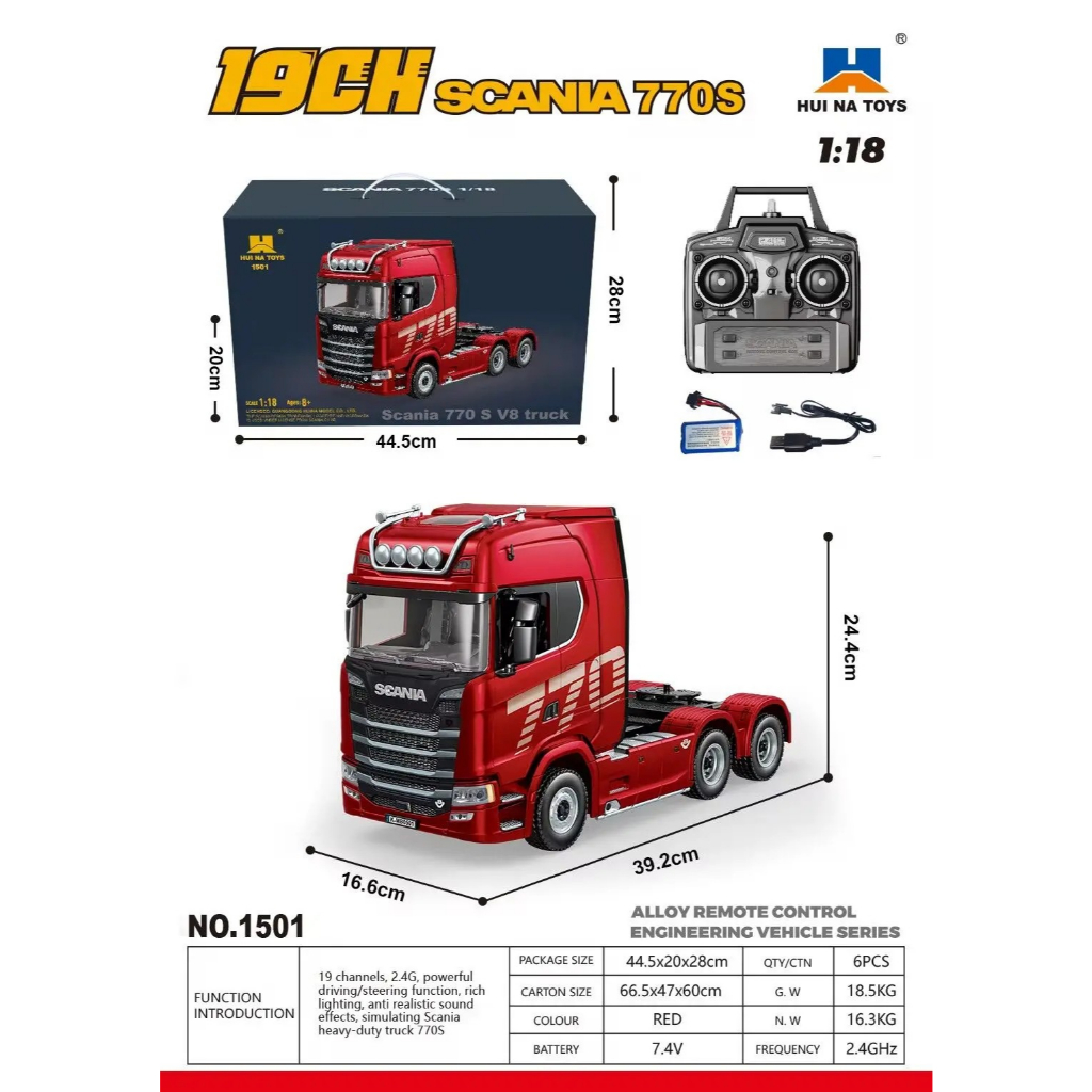 Scania Controle Remoto Realista - Comprar com Melhor Preço em Controles Remoto