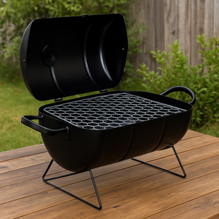 Churrasqueira a Bafo Mini - Portátil - Casa- Camping - Pesca - Econômica - Envio Imediato em Oferta na Shopee