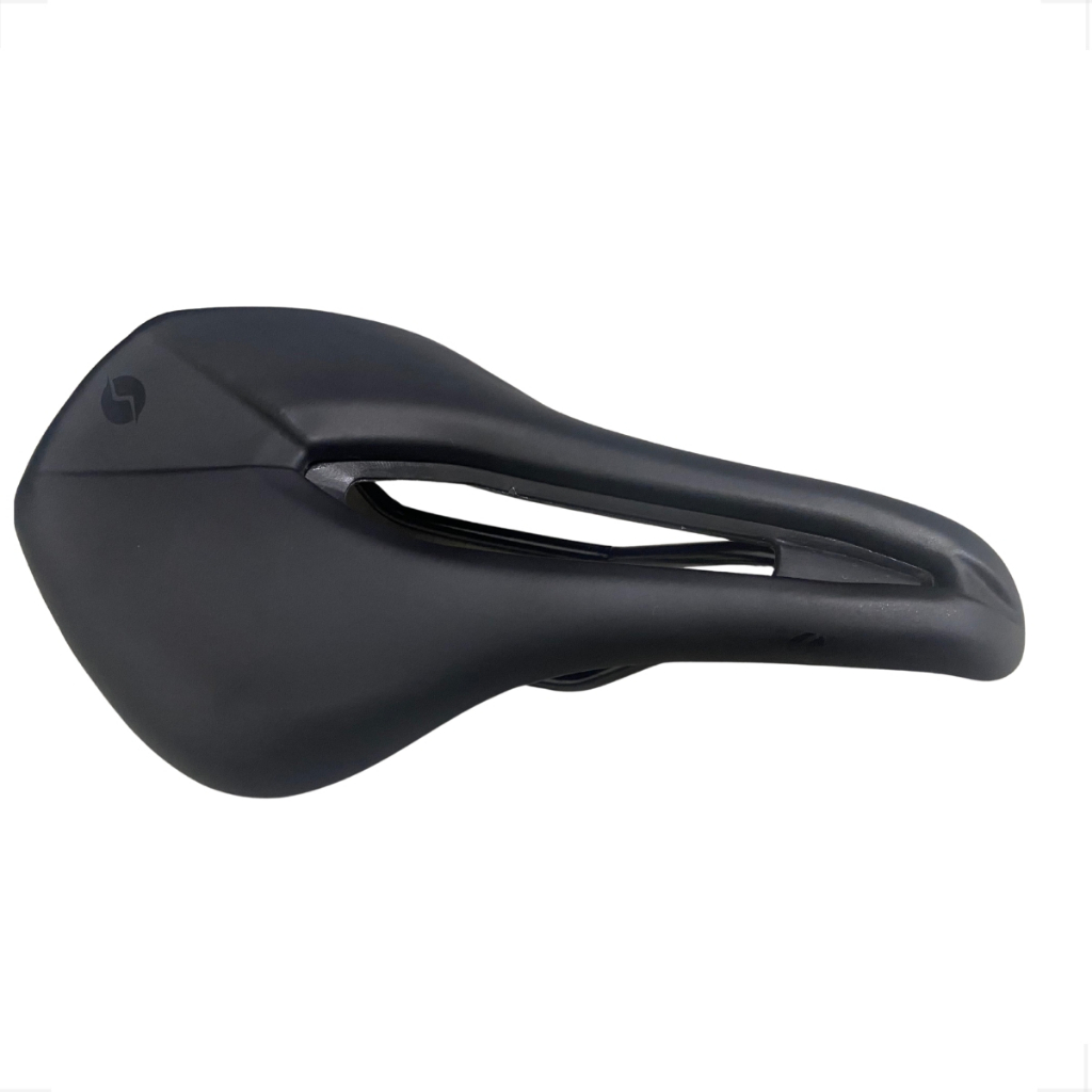 Selim Banco Bike Mtb Speed Shiver Style Tipo Absolute Prime Highone Racer Preto Vazado 245 x 156mm