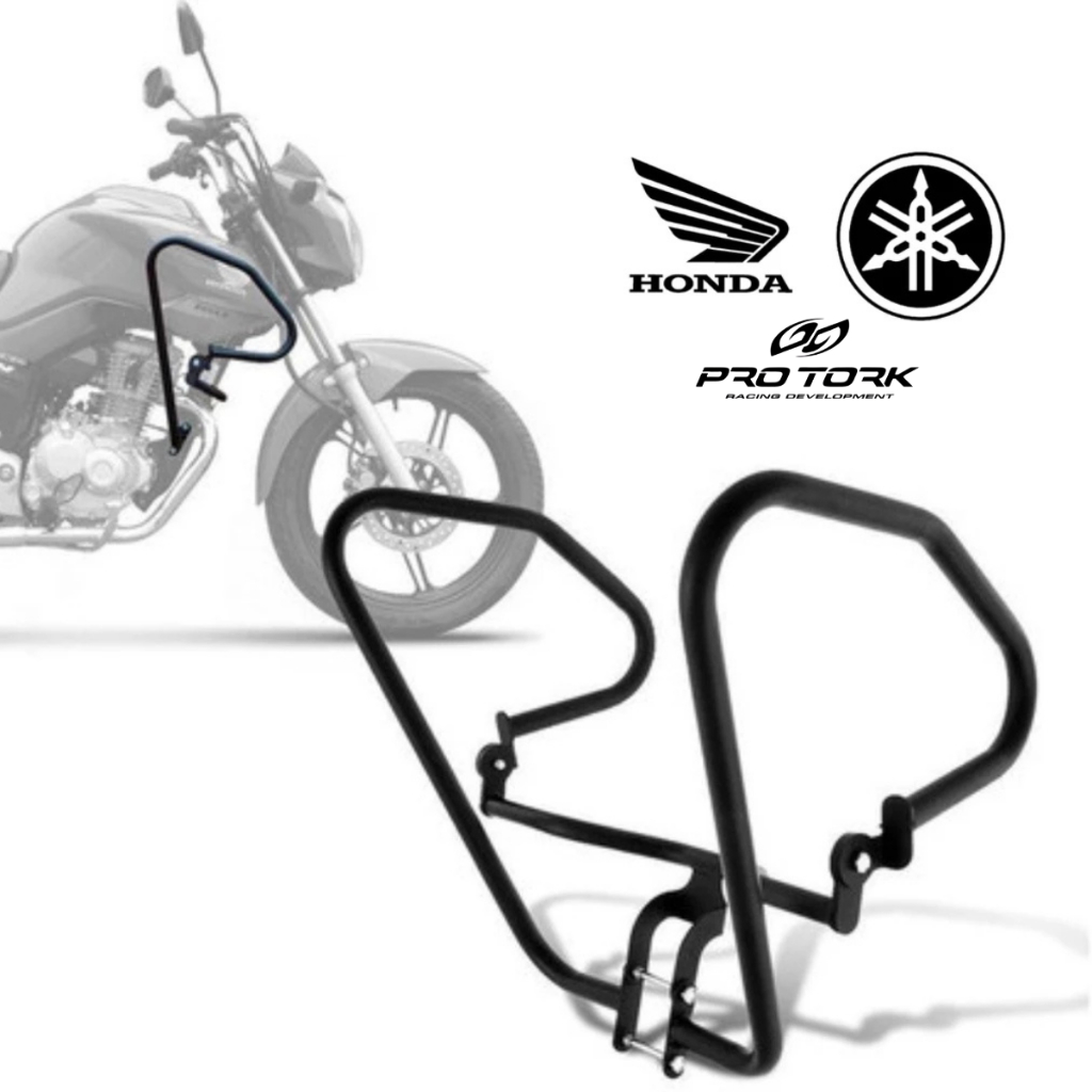 Protetor Motor Esportivo Carenagem Mata Cachorro  Titan Fan Start Bros Xre Ybr 125 150 160 300