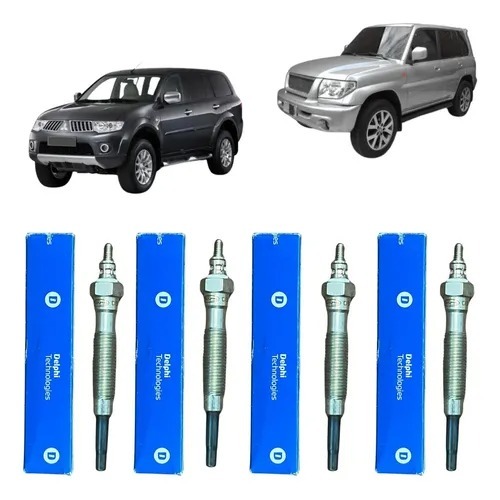 Vela Aquecedora Hr 8v/ K2500 8v / L200 2.5 (Jogo 4 Peças) em Oferta na Shopee