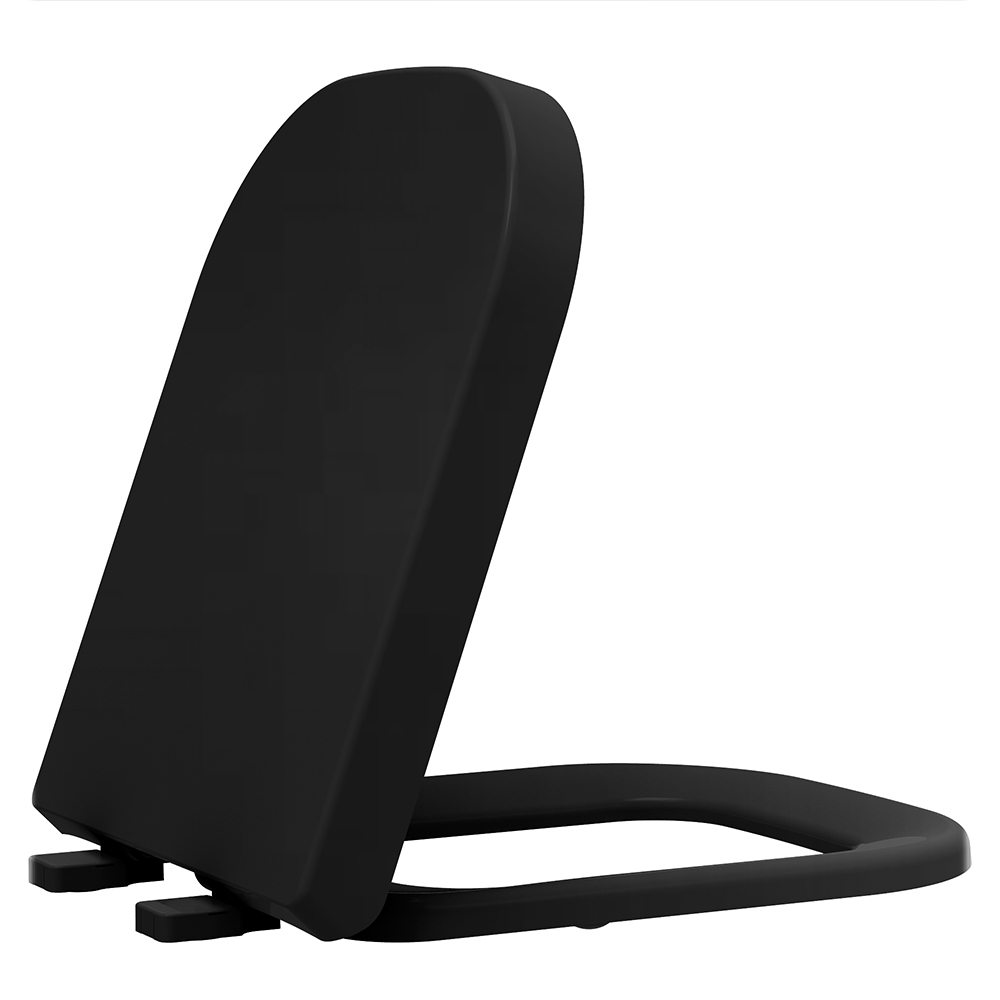 Assento Deca Axis Termofixo Soft Close Ébano Fosco | Tampa Vaso Resina Fechamento Suave Original