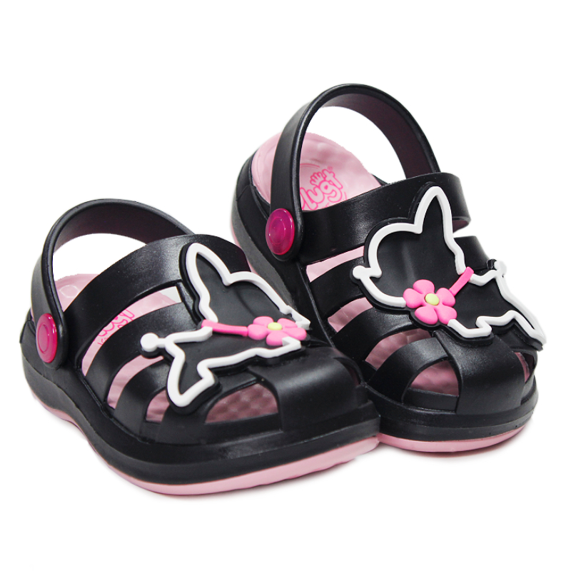 Sandália Infantil Menina Pop Cachorrinha Plugt Preto Babuche Confortável Estiloso Creche Moda em Oferta na Shopee